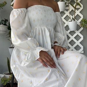 White Daisy Sundress